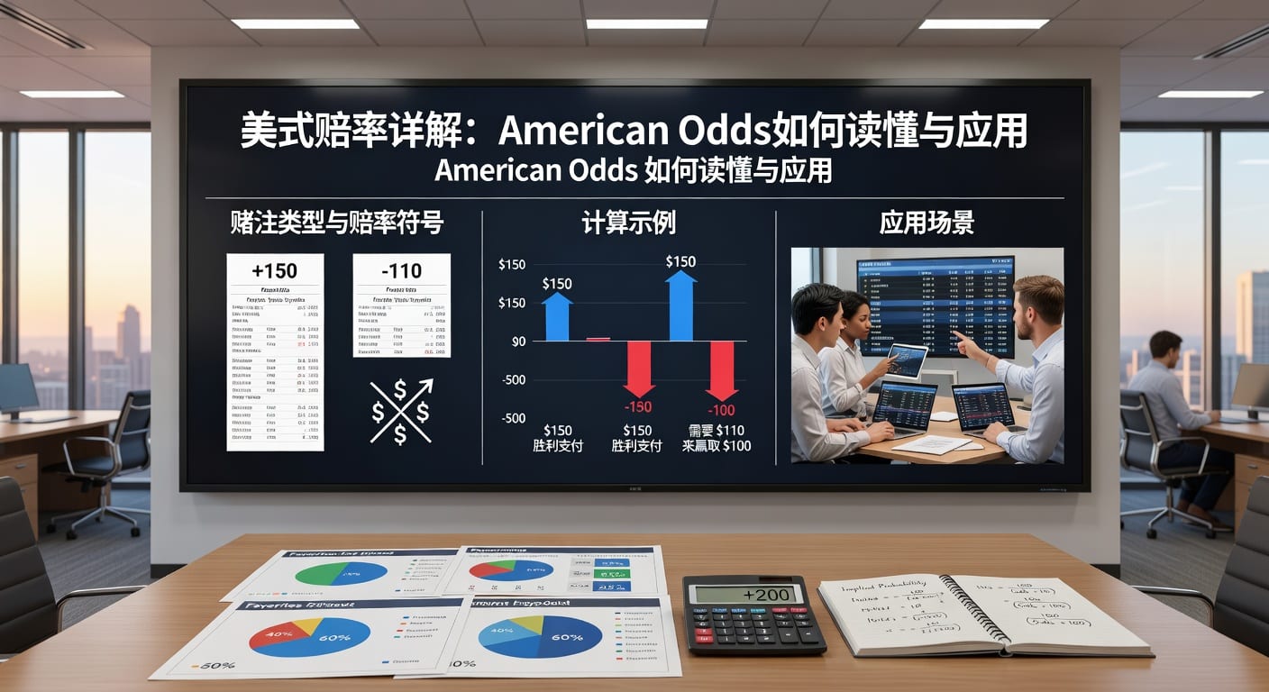 美式赔率 american odds 实战换算与投注技巧指南