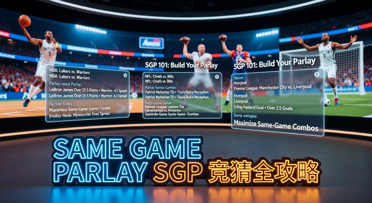 same game parlay SGP 同场串关实战指南
